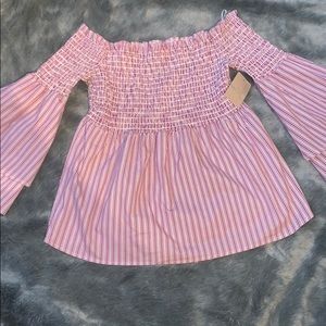 NWT BELLE SKY OFF THE SHOULDER TOP💖